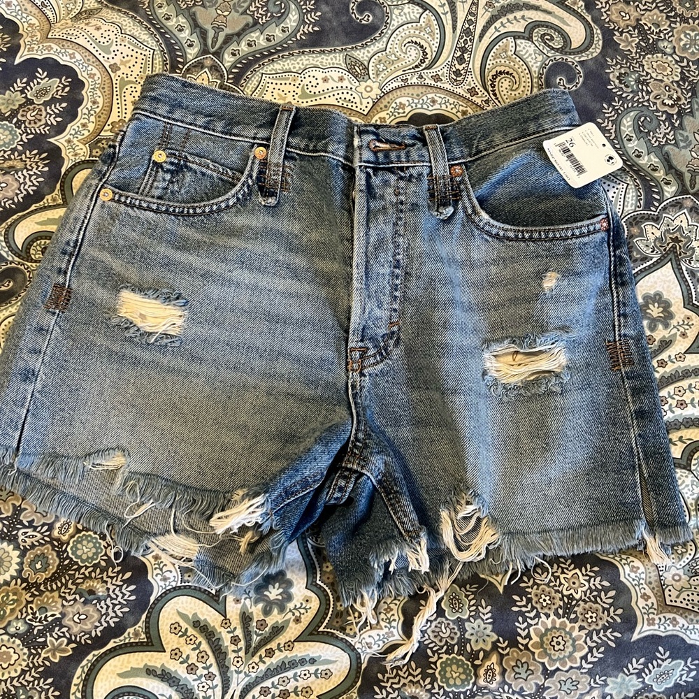 Free People Jean Shorts